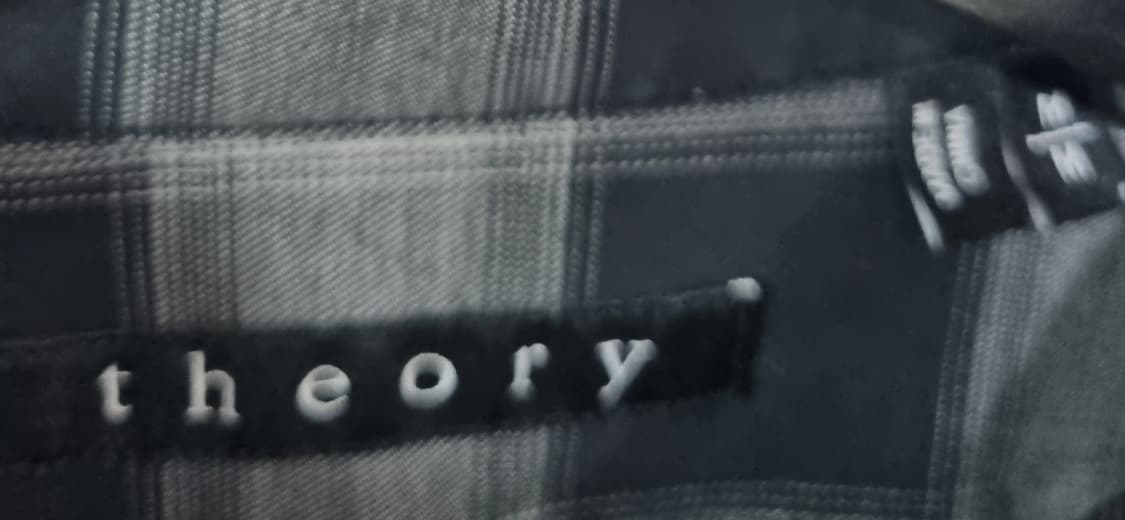 M ) 띠어리 블랙 체크셔츠 남방 상품이미지4