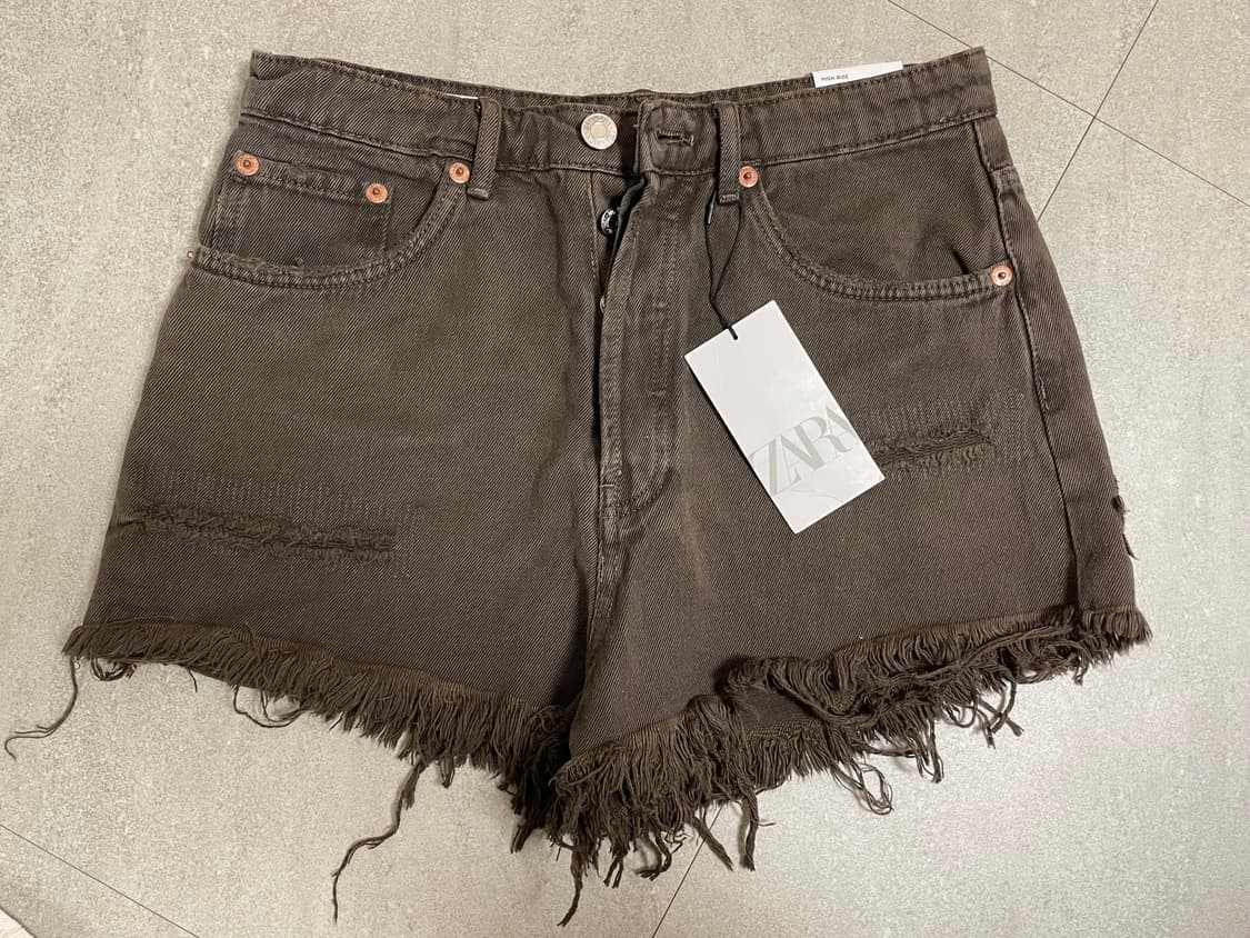 ZARA brown short 상품이미지1