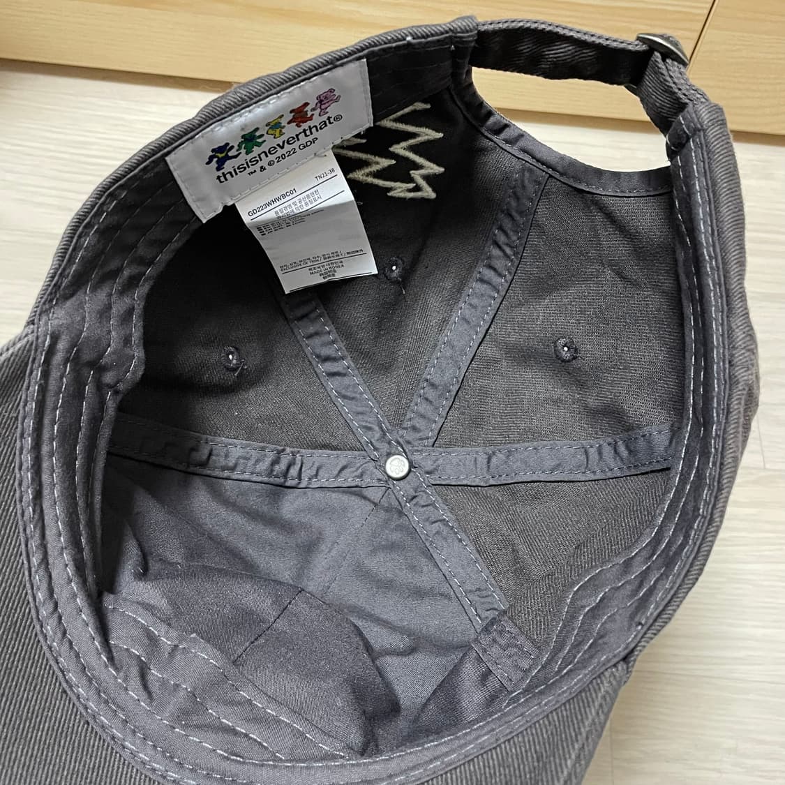 디스이즈네버댓 x 그레이트풀 데드 라이트닝 볼캡 모자 상품이미지9