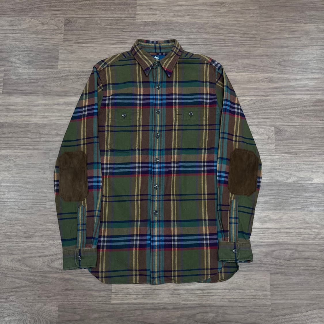 95 폴로랄프로렌 컨트리 체크 엘보우 패치셔츠 상품이미지1