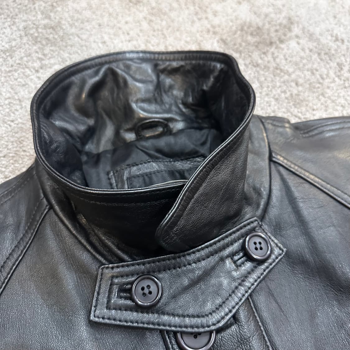 빈티지 네크비조 소가죽 코트 가죽자켓L 상품이미지2