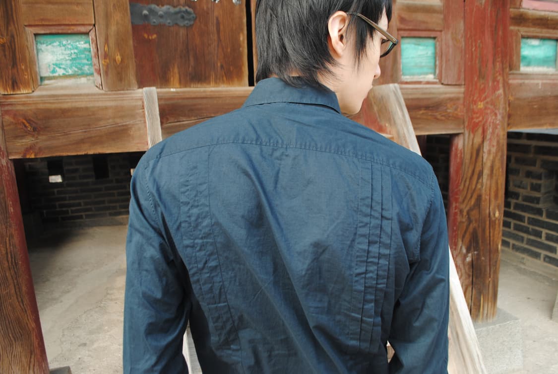 Kris van assche 뒷 절개 셔츠 상품이미지1