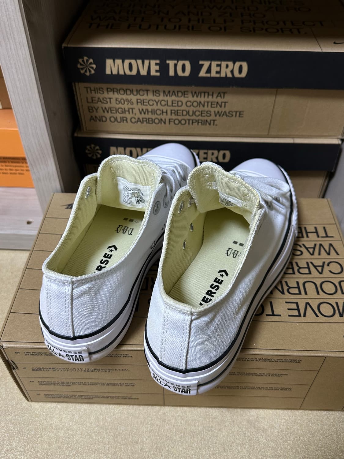 컨버스 척테일러 올스타 리프트 로우 화이트 250 상품이미지3