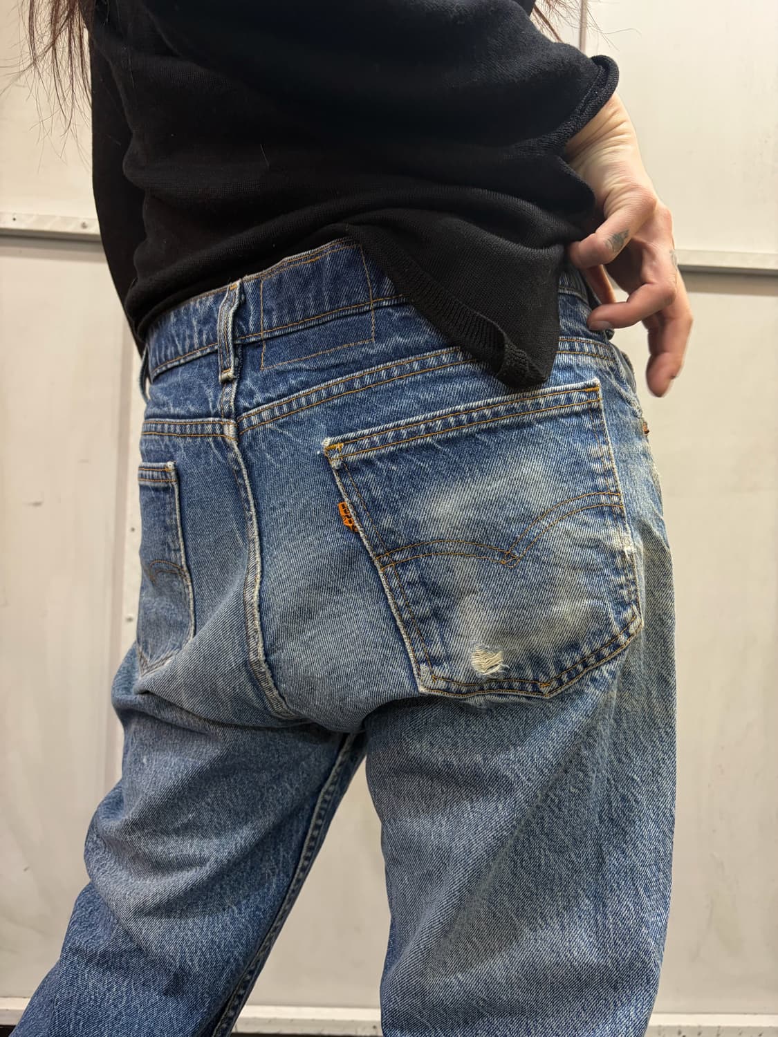 🇺🇸90s LEVIS 505 orange tab jeans 상품이미지2