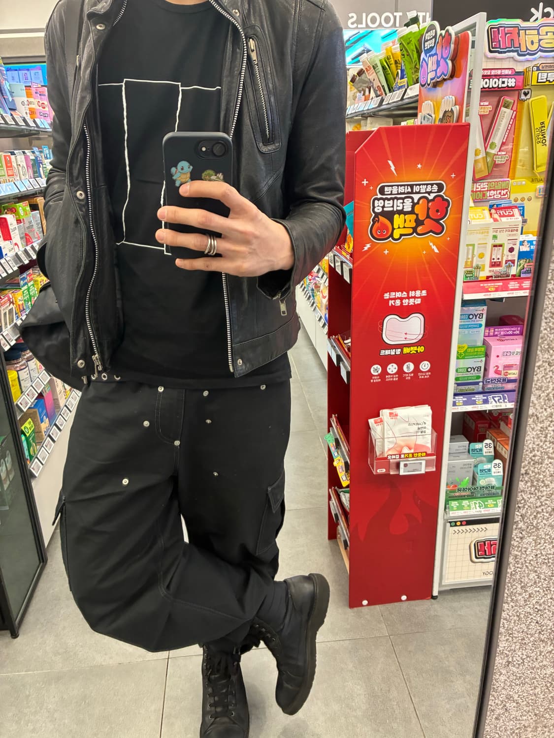 빈티지 레더 자켓 100-105 상품이미지1