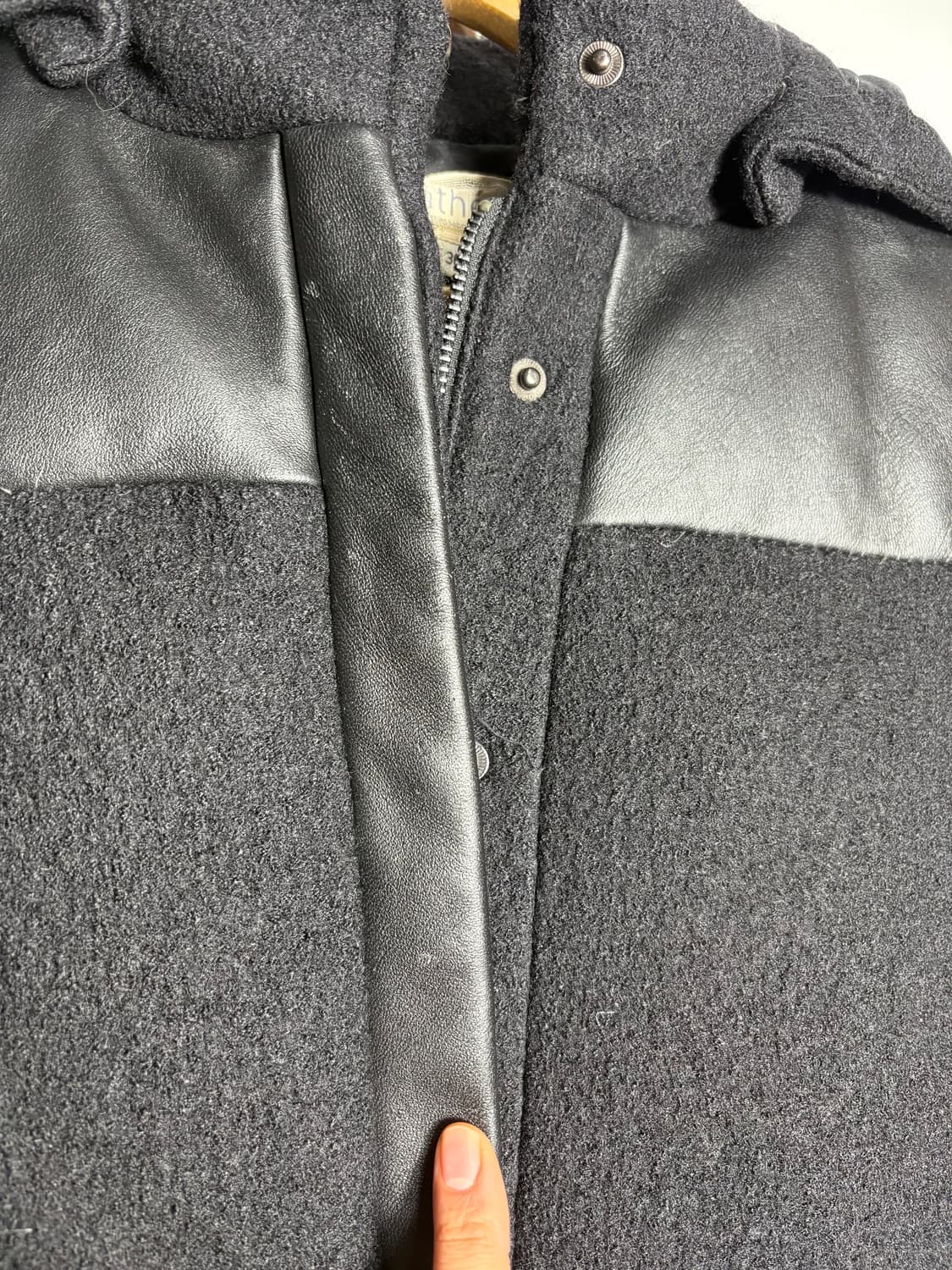 Athe 울 후드 패딩 상품이미지7