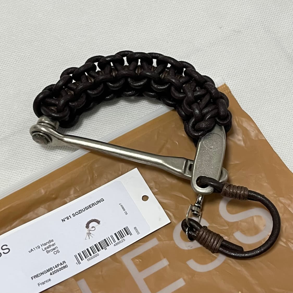 Bless 블레스 Nº81 핸들 멀티 키체인/브라운 상품이미지3