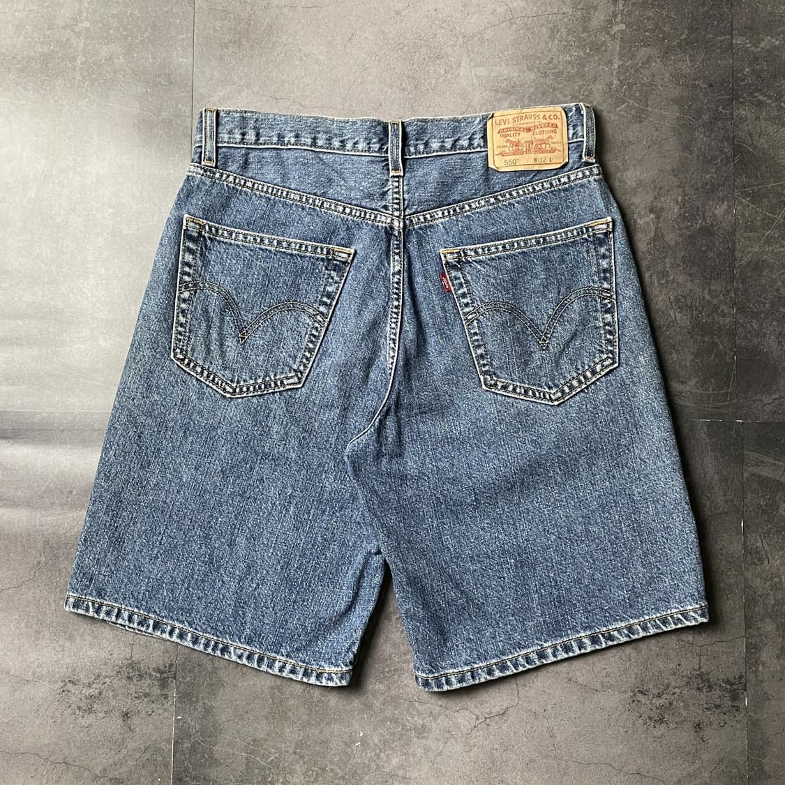 LEVI'S 00s 리바이스550 중청 데님 하프팬츠 A01171 상품이미지5