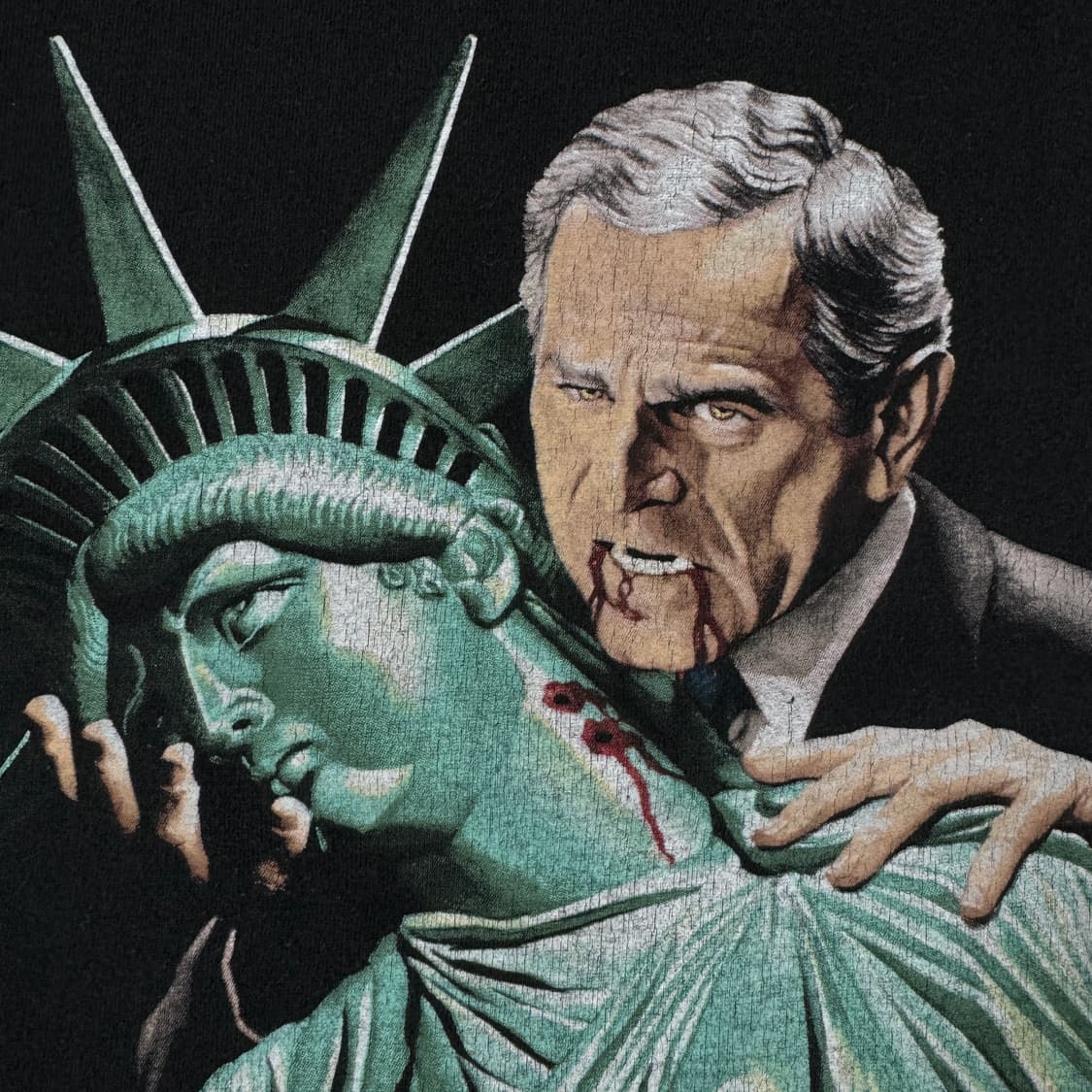 빈티지 2005 알렉스로스 부시 뱀파이어 티셔츠 상품이미지5