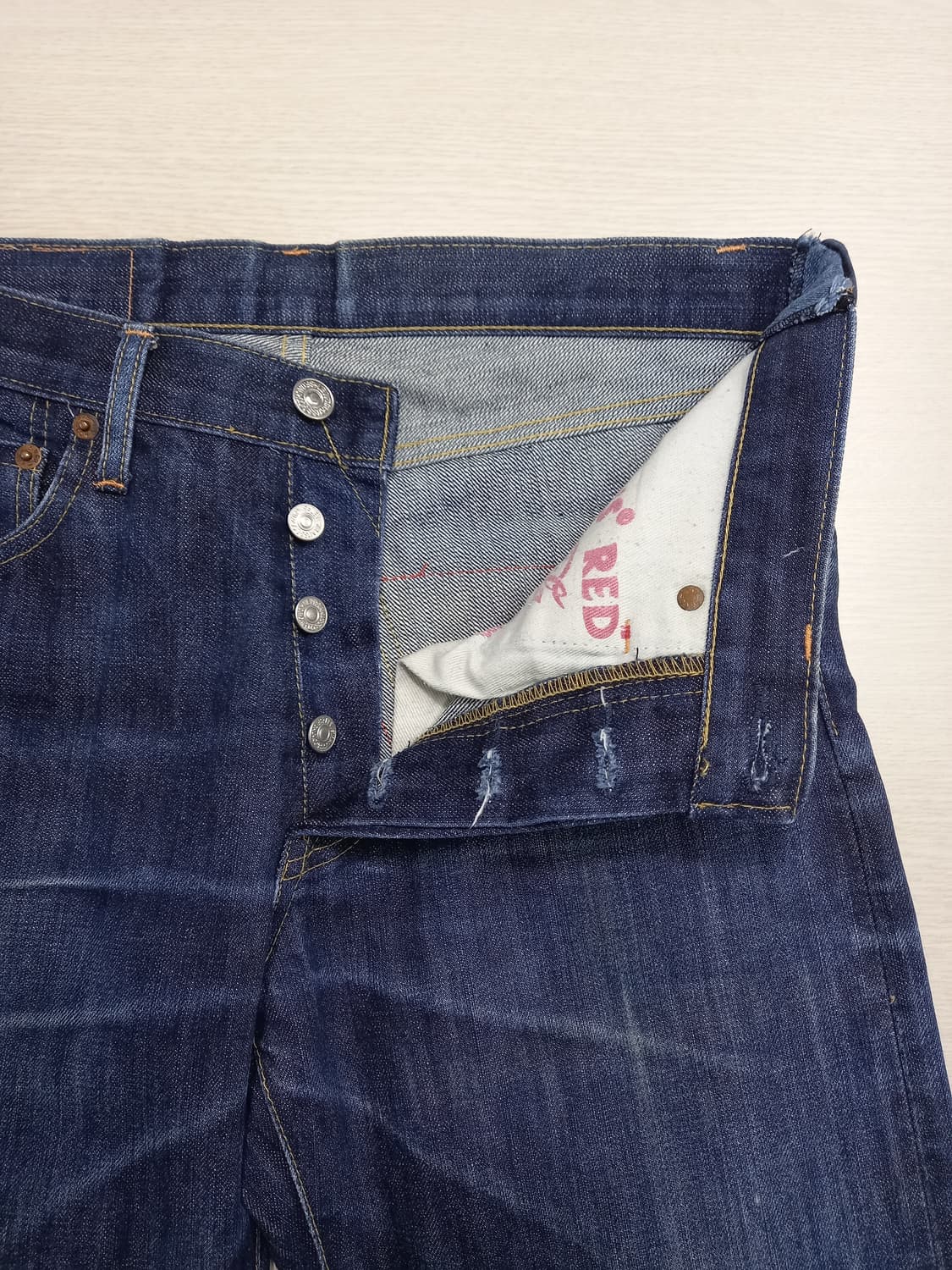 31 빅E 리바이스501xx RED 셀비지 코카콜라진 31-483 상품이미지8