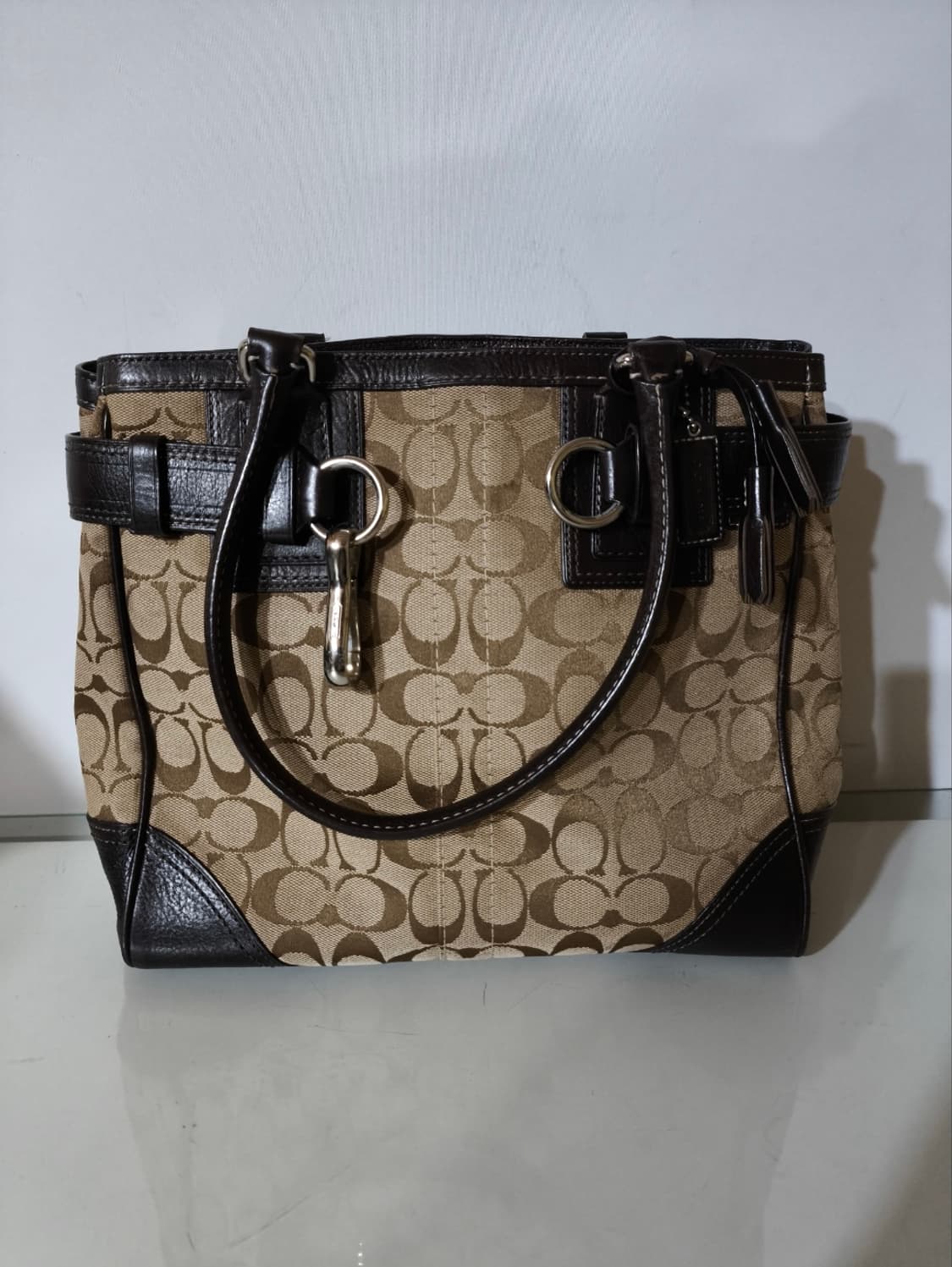 코치 숄더백 햄프톤 스퀘어 상품이미지1