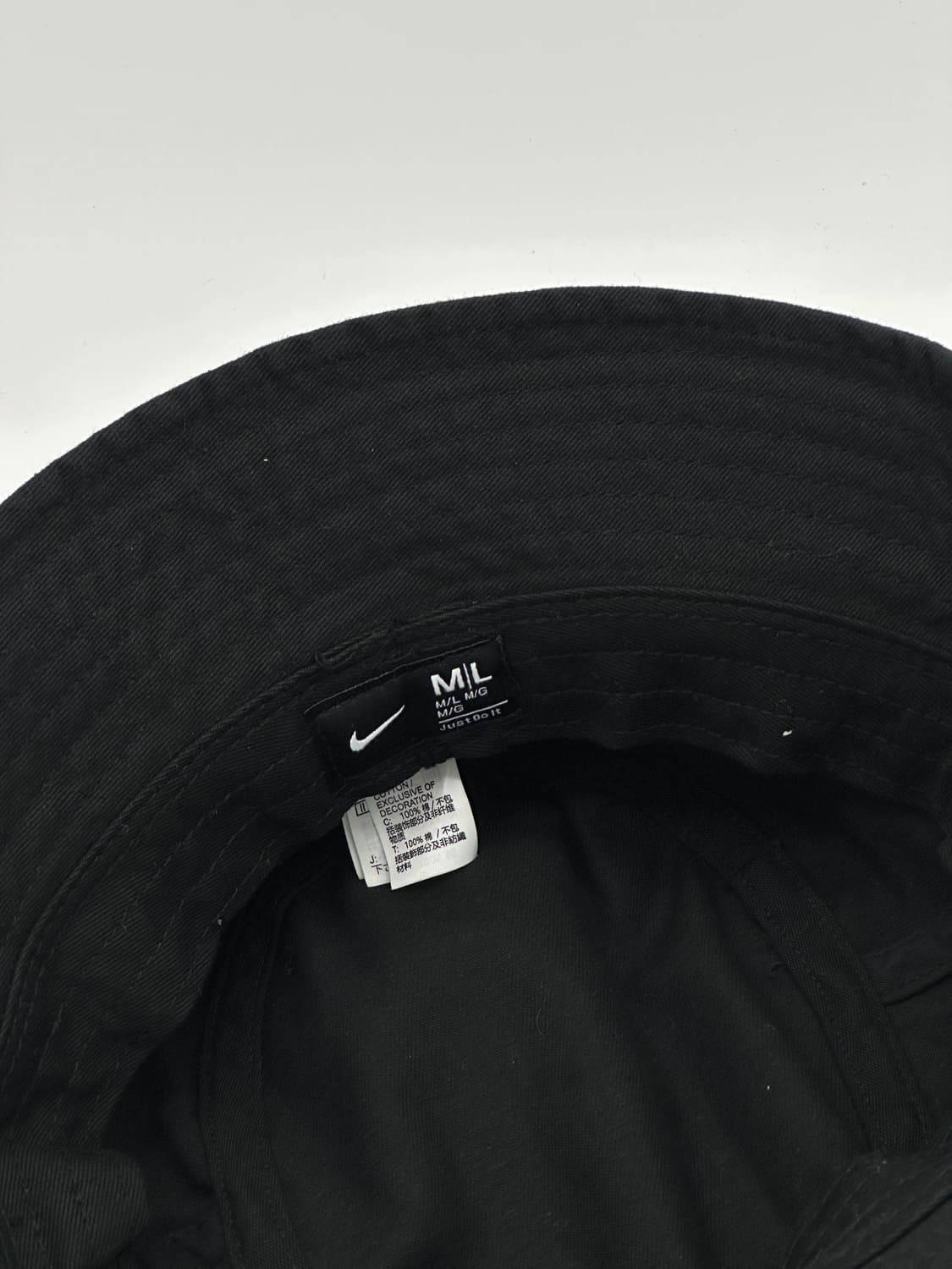 [M] 나이키 로고 블랙 버킷햇 모자 상품이미지6