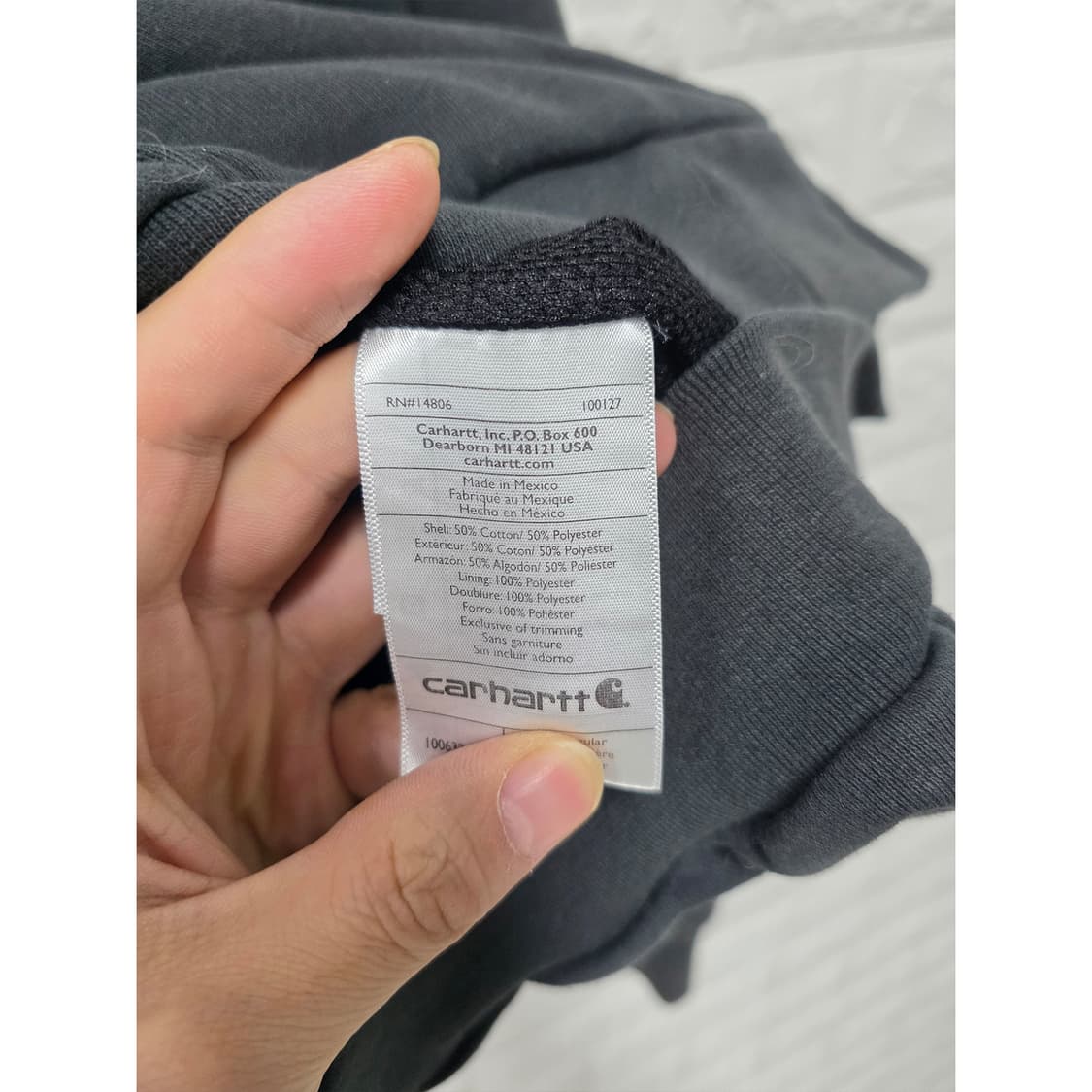 택포// L 칼하트 풀집업 후드집업 상품이미지3