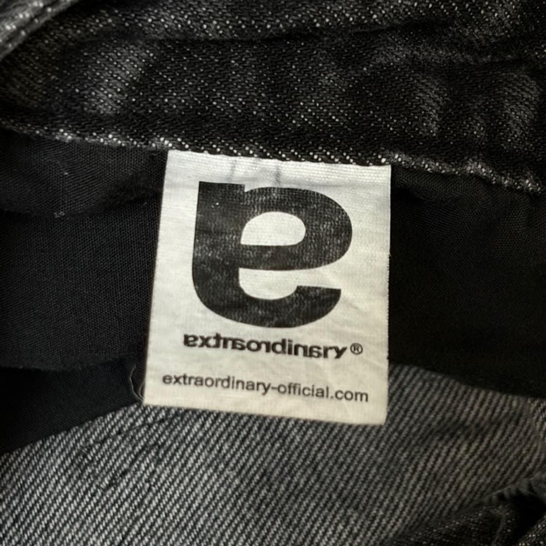 EXTRAORDINARY 스플래터 워싱 데님진 L 상품이미지6