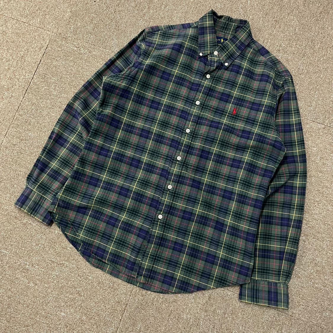  폴로 랄프로렌 체크남방 상품이미지1