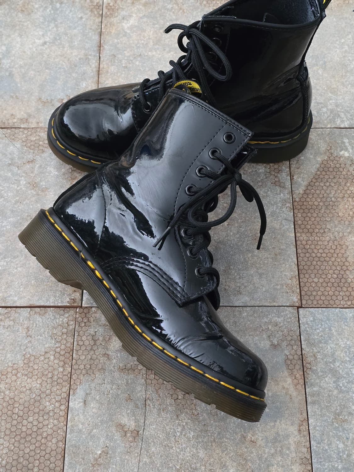 (230)닥터마틴 1460 페이턴트 부츠 상품이미지4