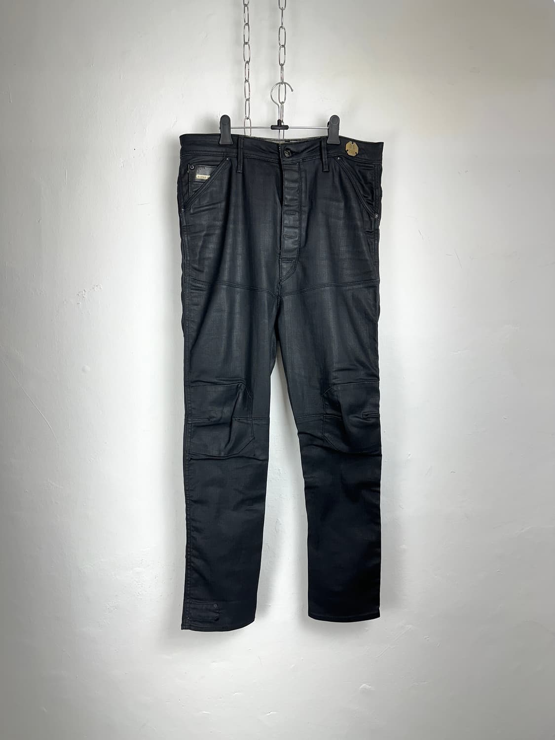G-Star Raw 96 Elwood Coated Biker Pants 상품이미지4