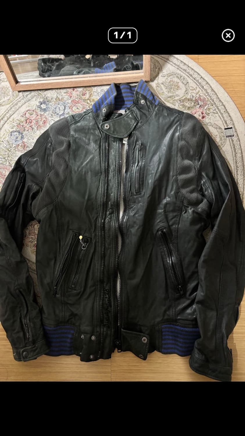 디젤 램스킨 가죽자켓 상품이미지1