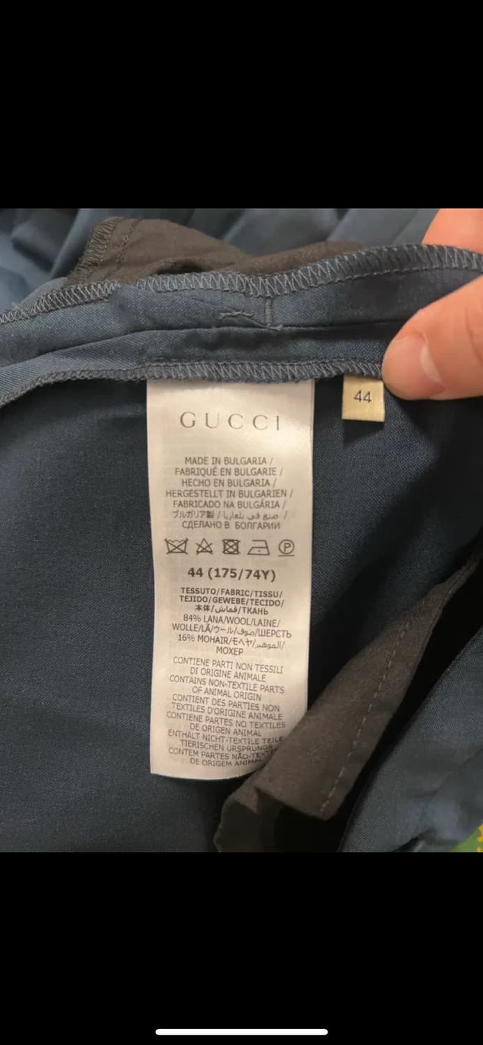 P086 구찌 울 모헤어 테일러드 슬랙스 S 상품이미지4