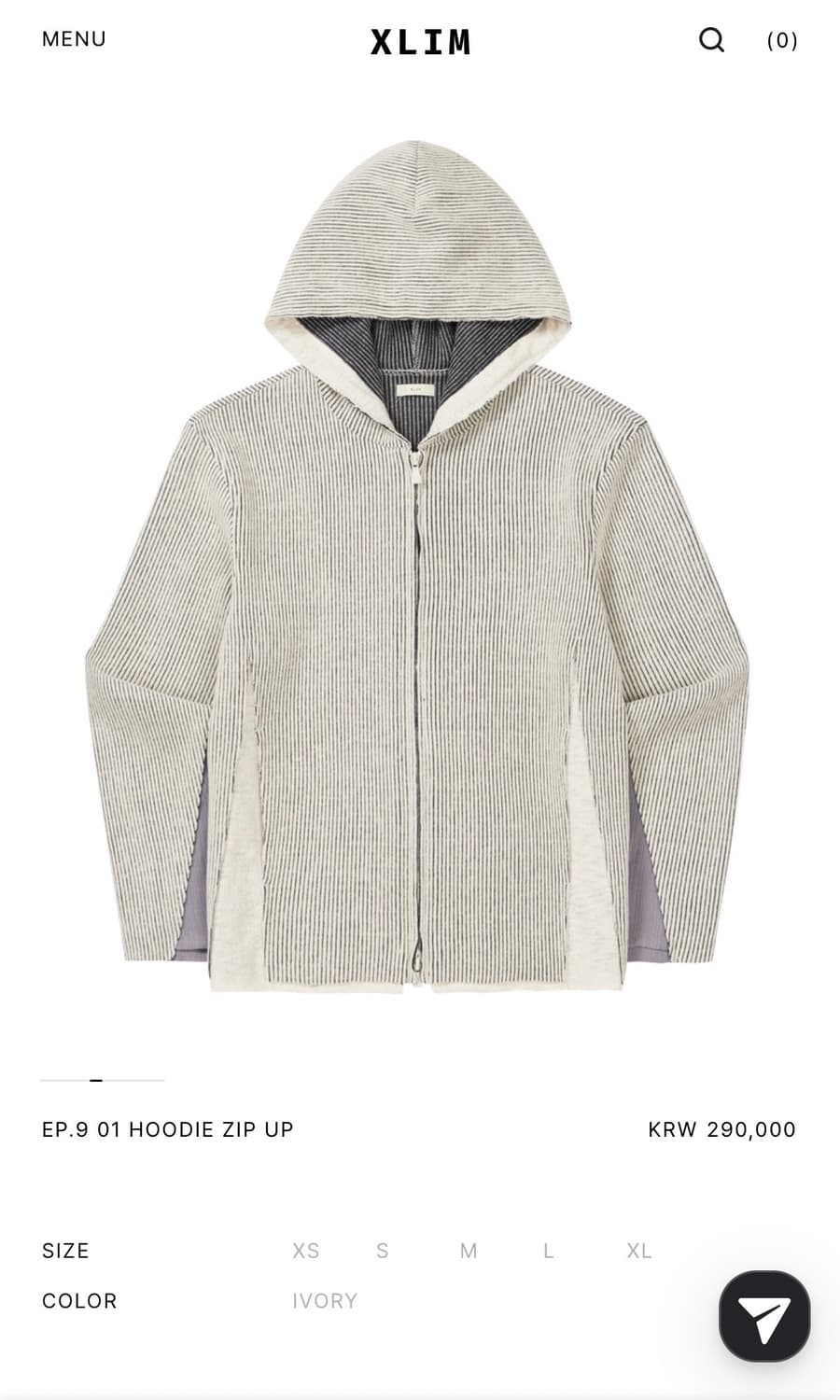 엑슬림 ep.9 01 후드집업  상품이미지1