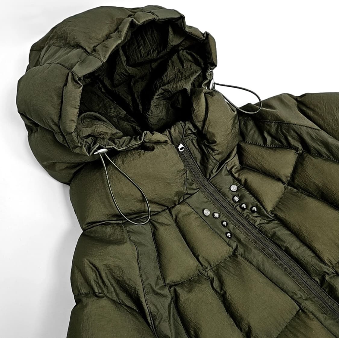 가키하라 Eve&night rivet hoodie puffer parka 상품이미지4