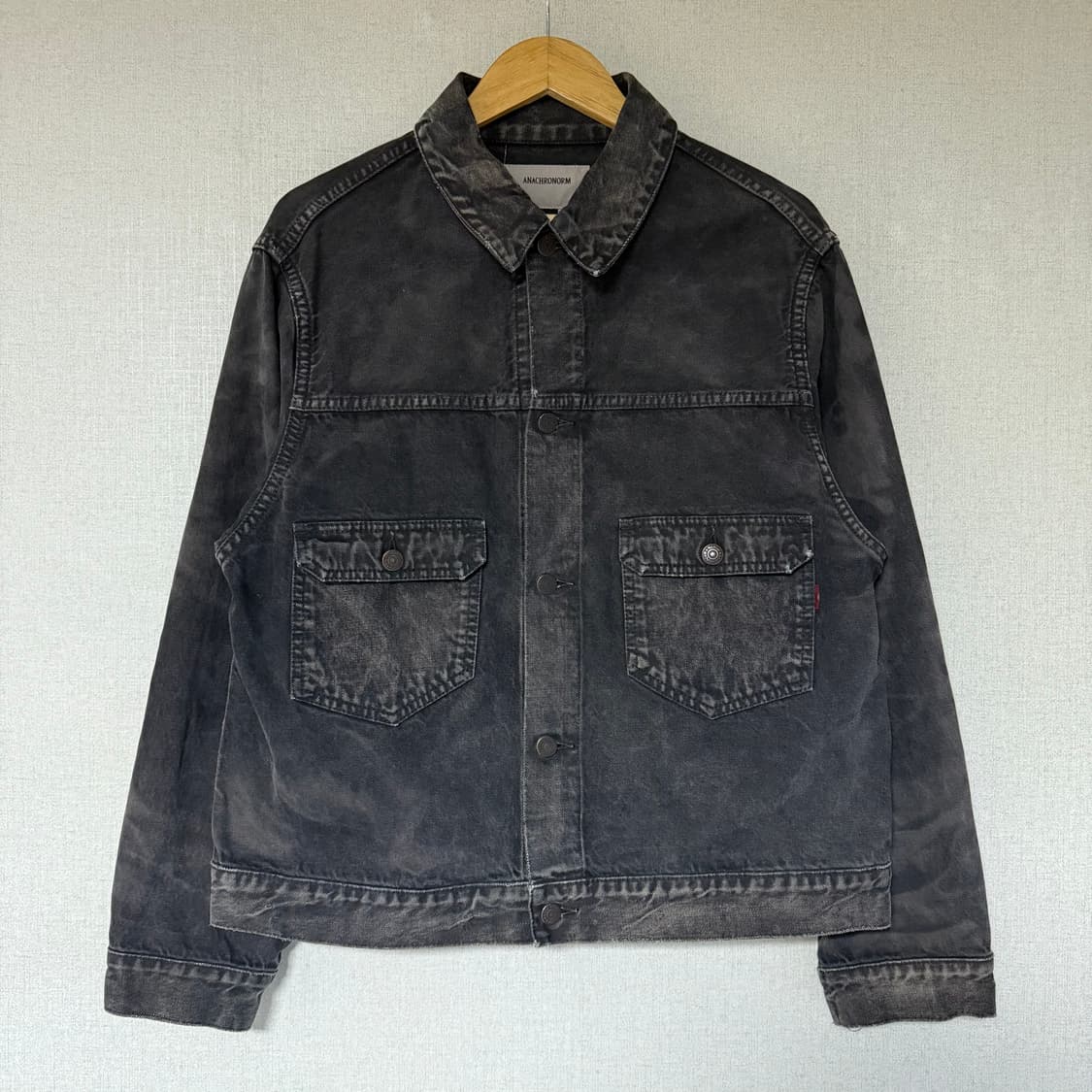 [2]아나크로놈 SULFUR DYE 서퍼 다잉 가공 type2 트러커 자 상품이미지6