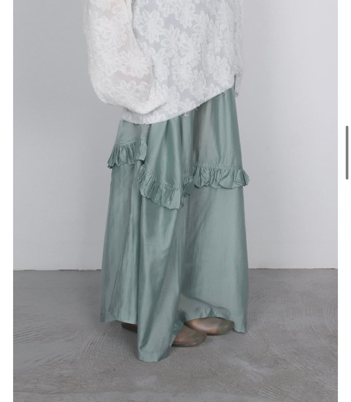 텍스처서울 볼륨 스커트 민트 상품이미지2