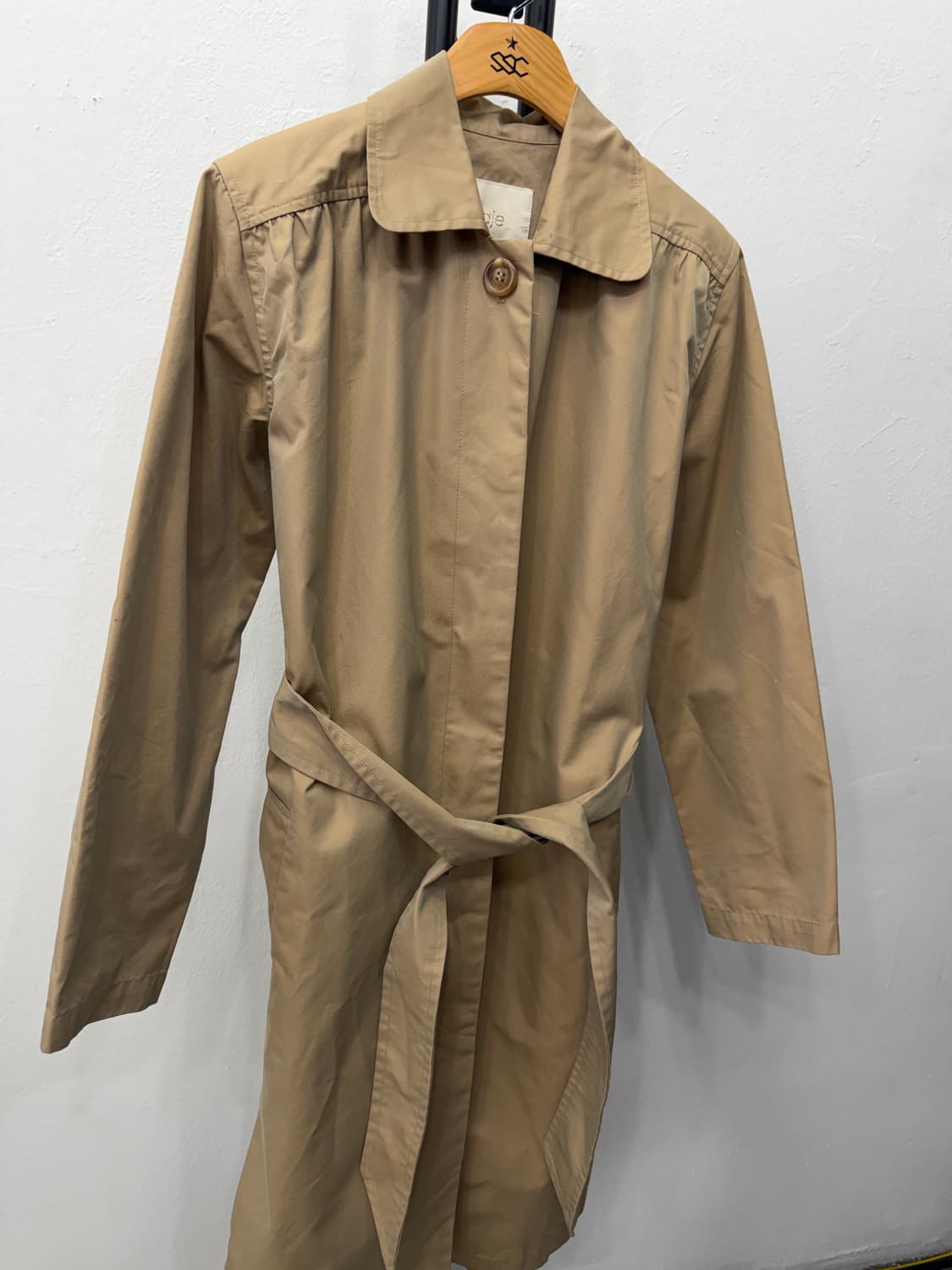 정품) maje 마쥬 베이지 트렌치 코트 38 상품이미지2