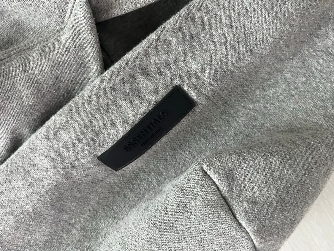 (황금사이즈)(못구함) 에센셜 피어오브갓 후드티 그레이 xs 상품이미지3