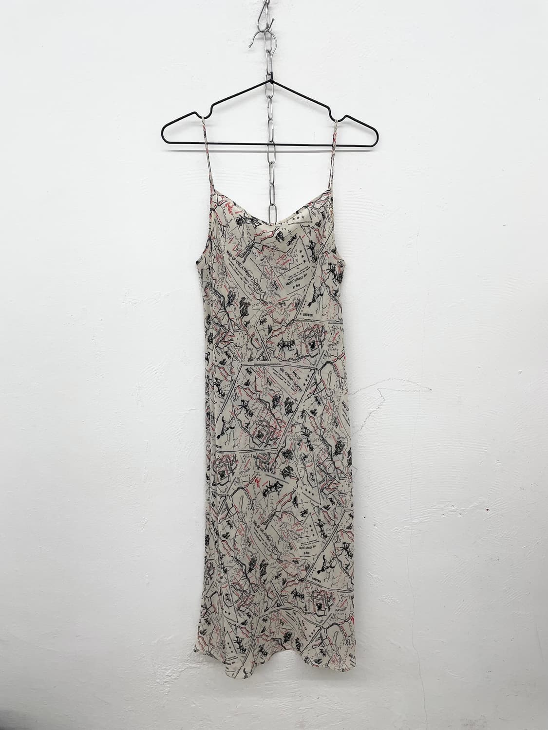 패턴 시어 레이어드 슬립 상품이미지4