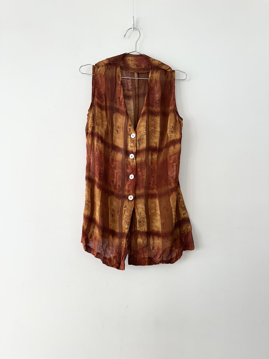 Sun summer vest top / orange 상품이미지3