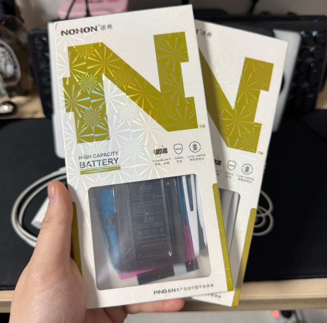 아이폰12 블랙64gb A급 풀박스 이어폰/배터리/충전기/케이스 상품이미지9