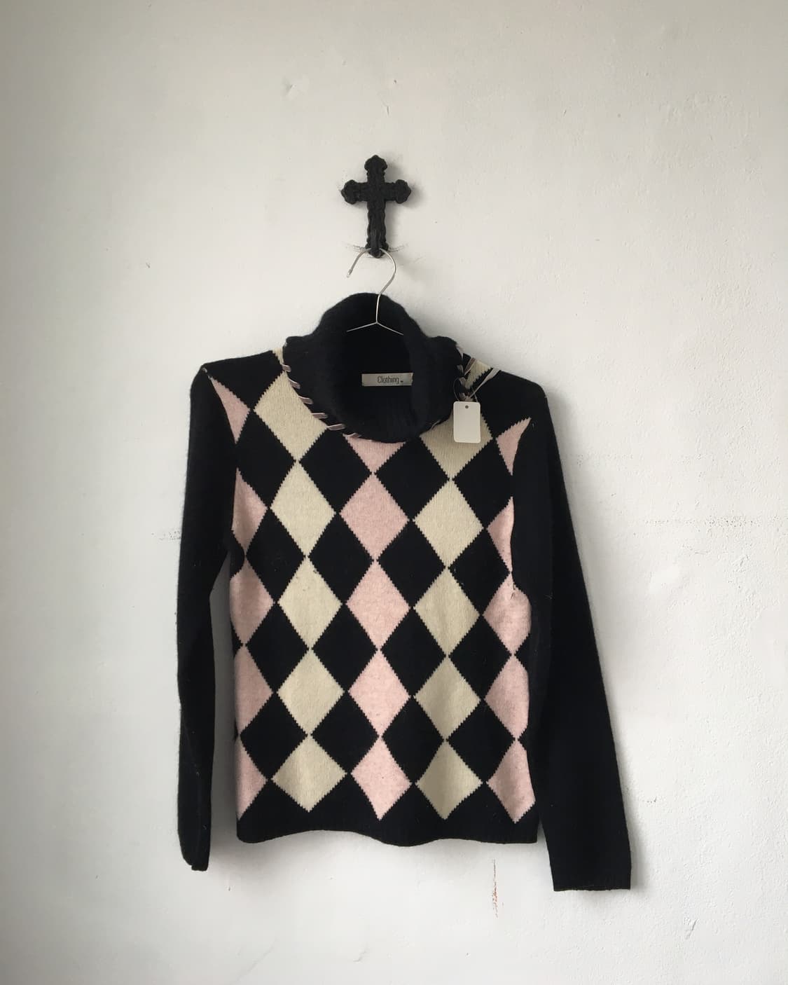 Argyle pattern knit 상품이미지2