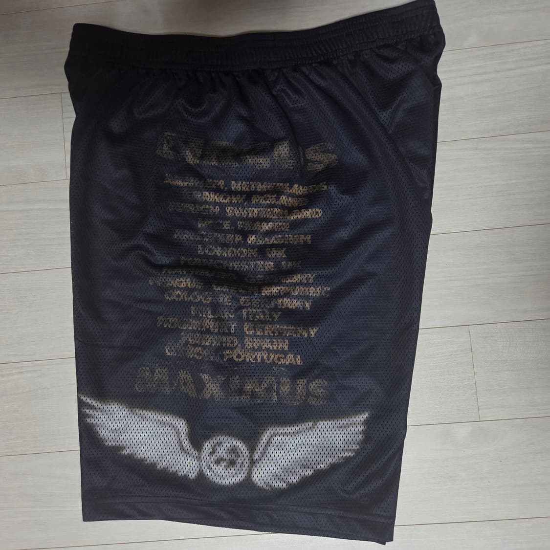 [M] 트래비스 스캇 캑터스잭 유럽 투어 매쉬 반바지 쇼츠 다크 네이비 상품이미지3