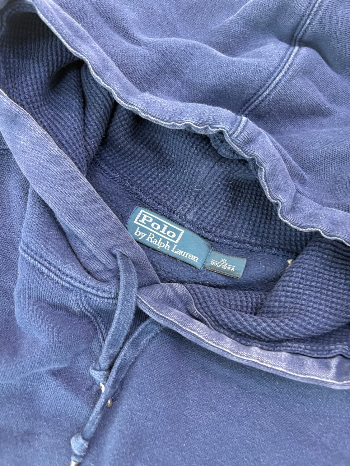 폴로 랄프로렌 네이비&화이트 넘버3 빅포니 후드 상품이미지3