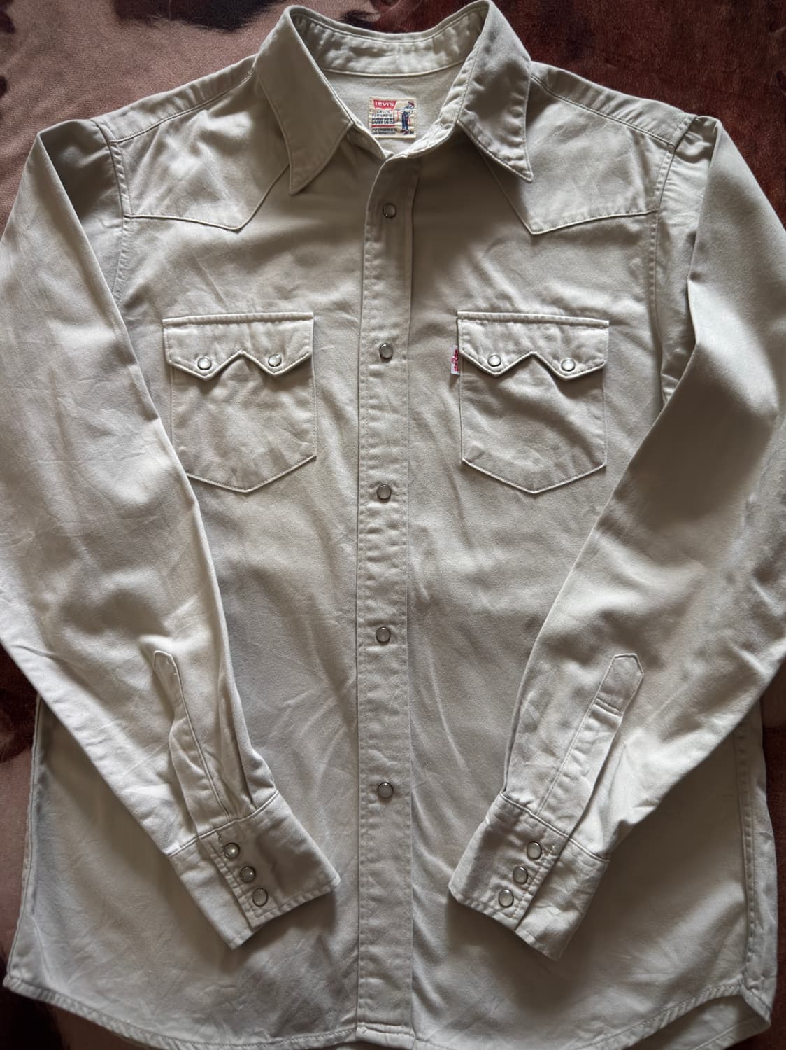 90s Levi's Cowgirl baby satin 웨스턴 셔츠 상품이미지3