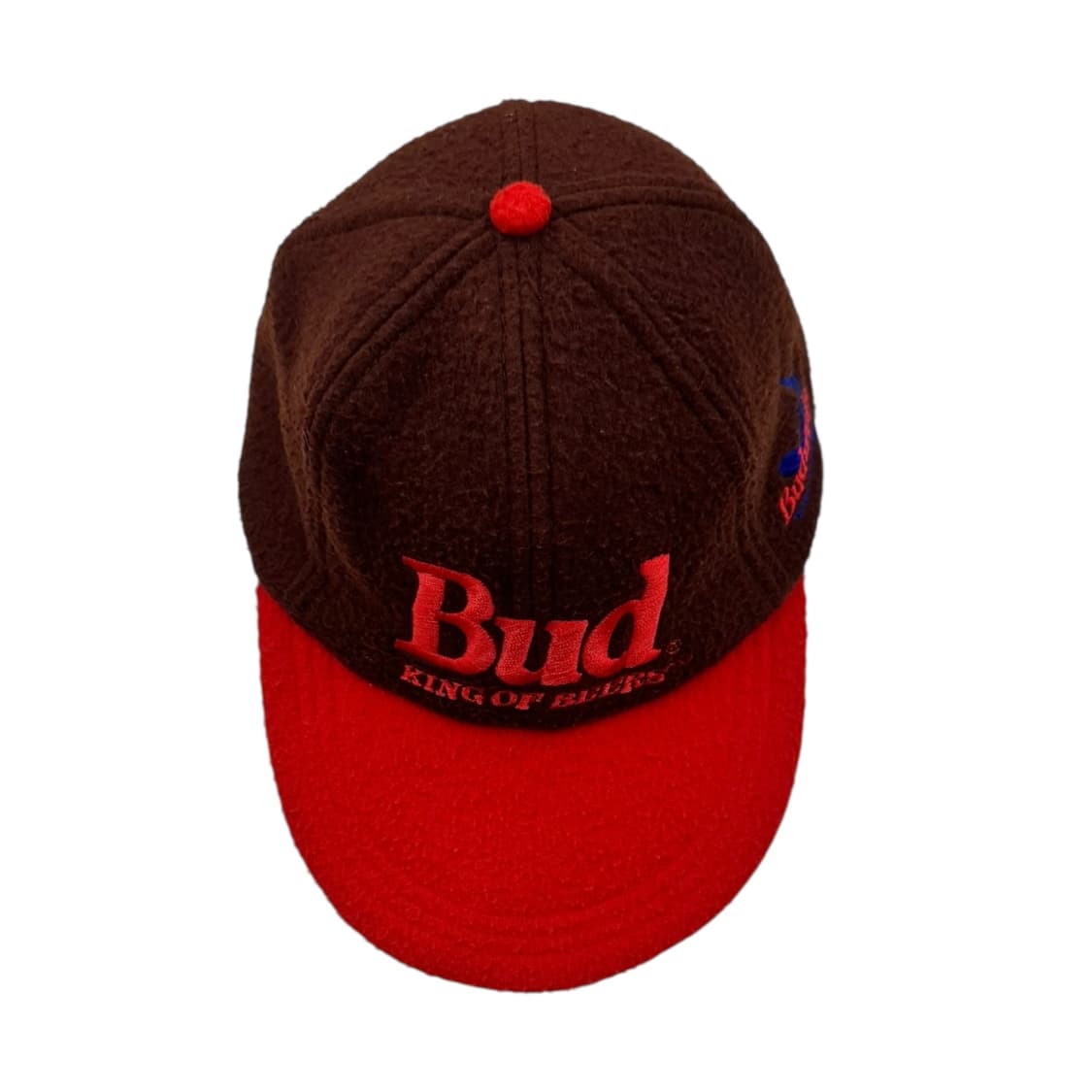 버드와이저 90's 후리스 캡 브라운/레드 상품이미지2