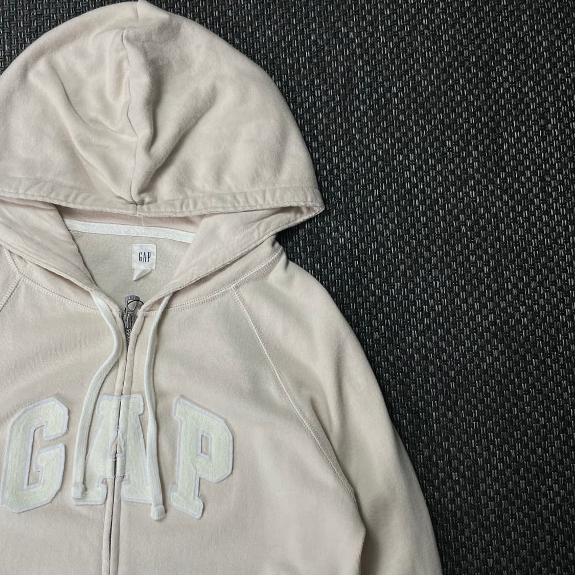 GAP 갭 크림 후드집업 xs 상품이미지3