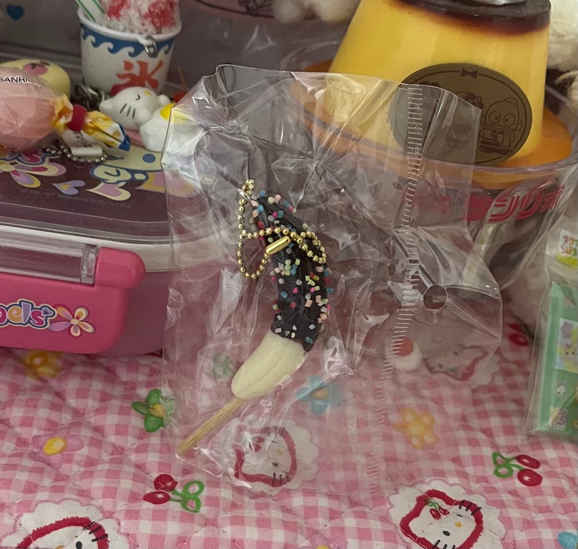 초코 바나나 일본 마츠리 일본축제 한정판 가챠 마스코트 피규어 키링 상품이미지1