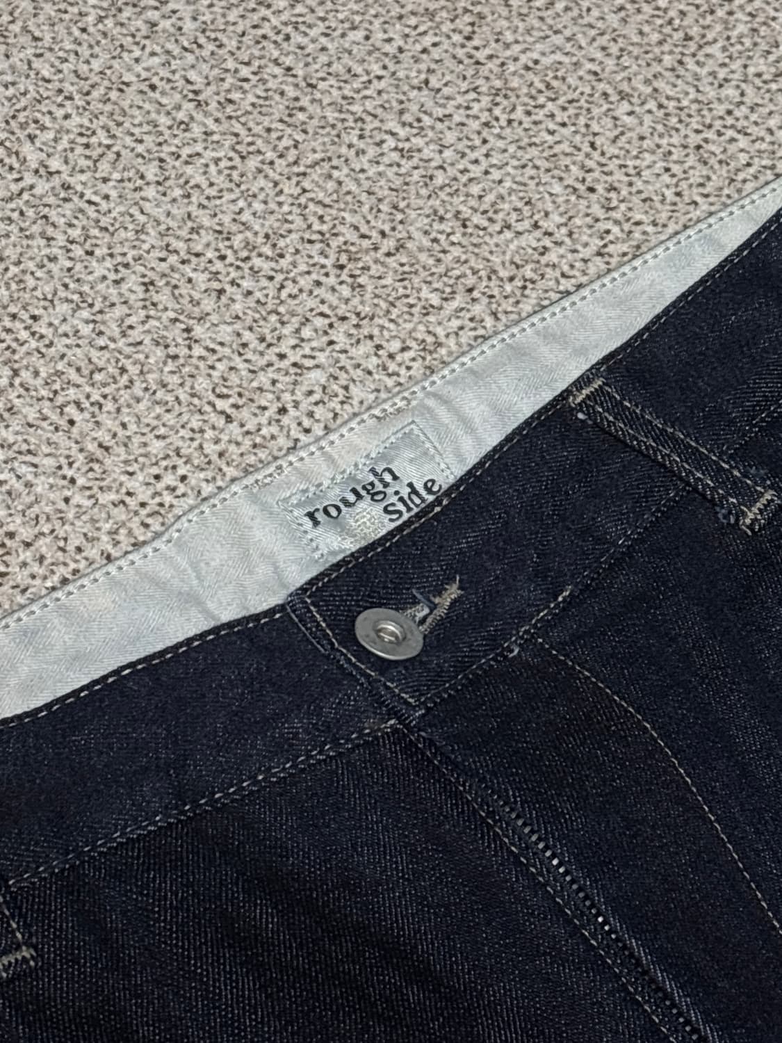 (2)러프사이드 Drape Denim Pants One Washed 데님 상품이미지3