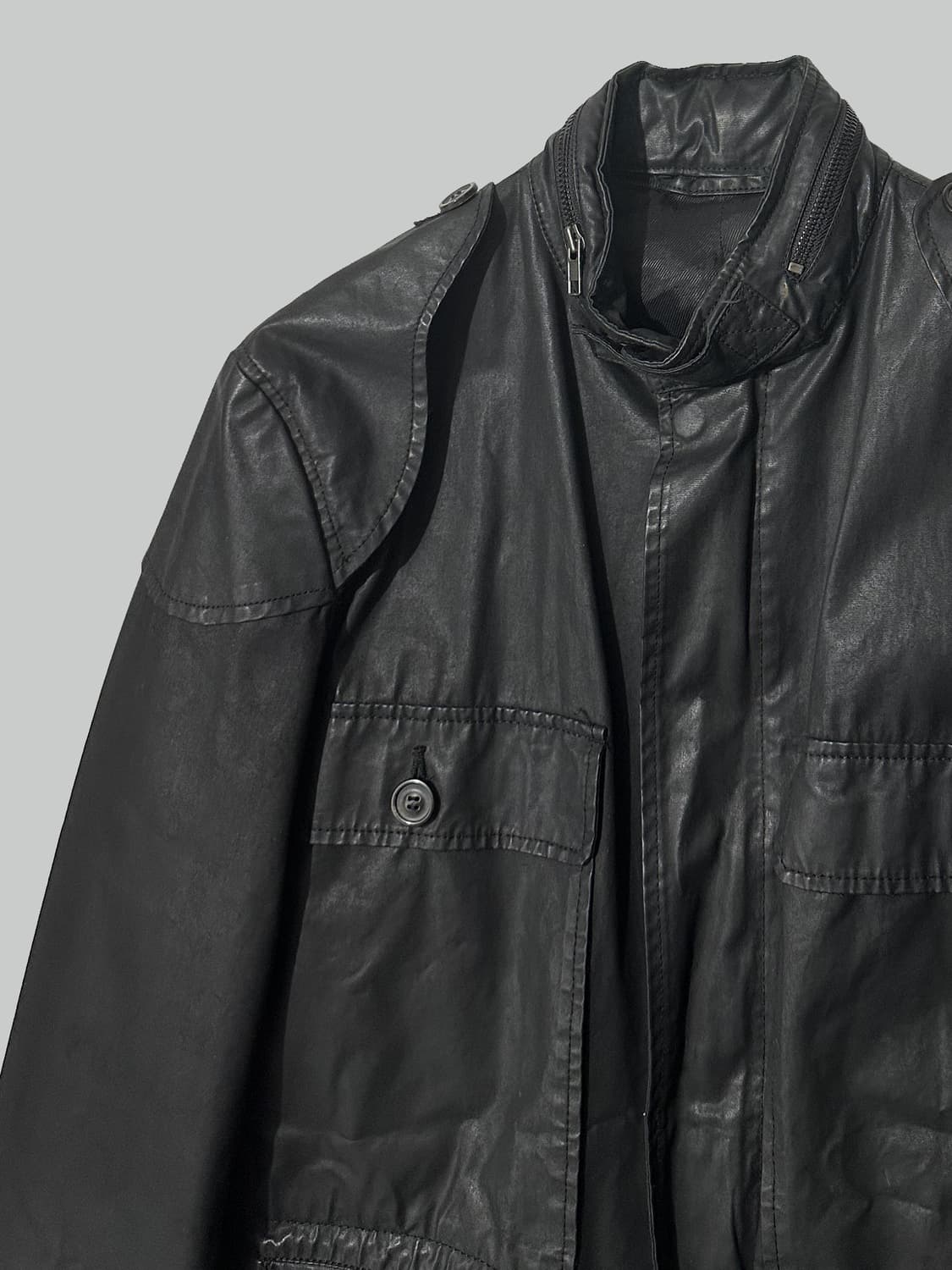 10 마르지엘라 밀리터리 코팅 자켓 상품이미지2