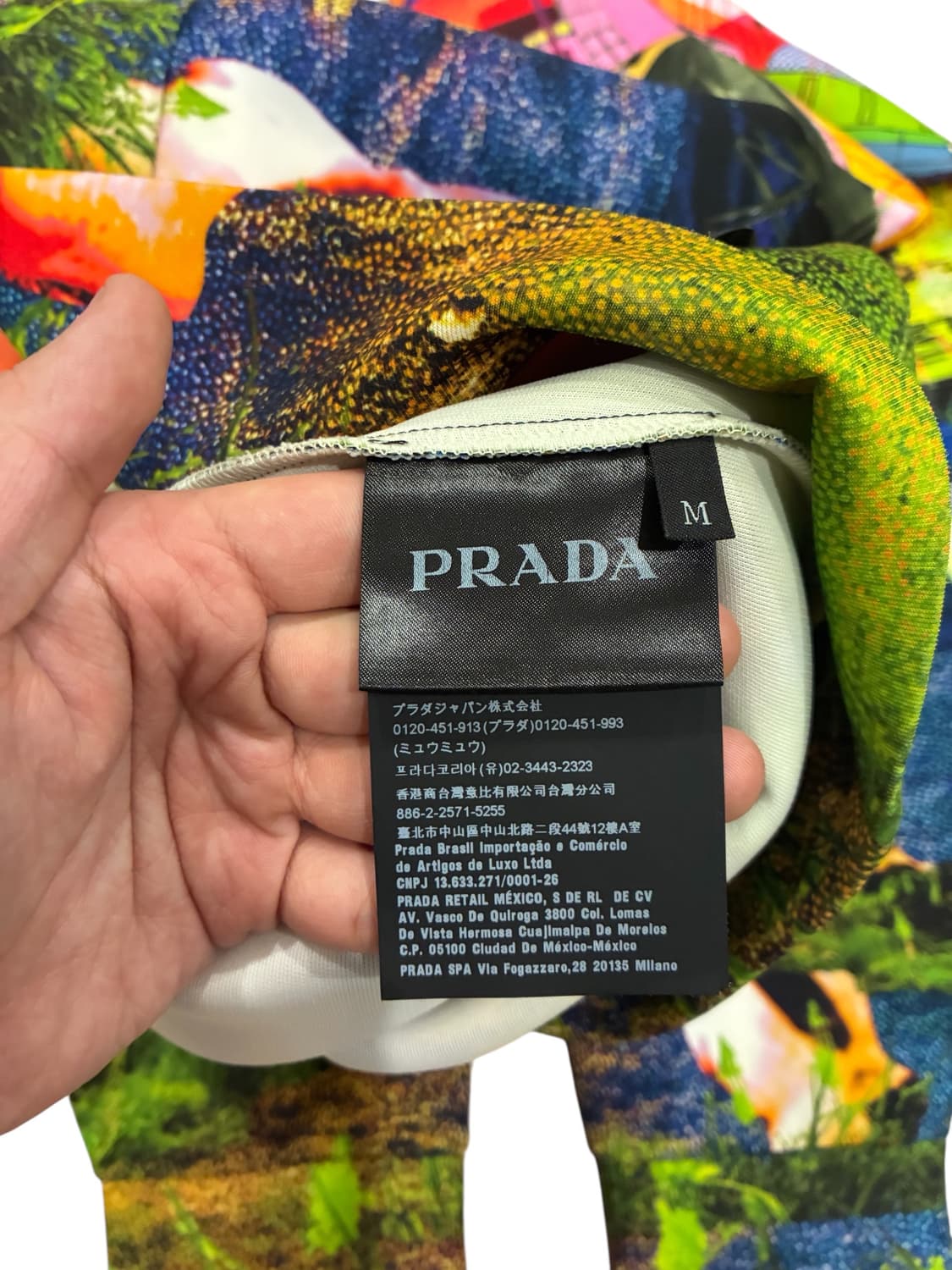 ss19 프라다 사이키델릭 후드티 상품이미지5