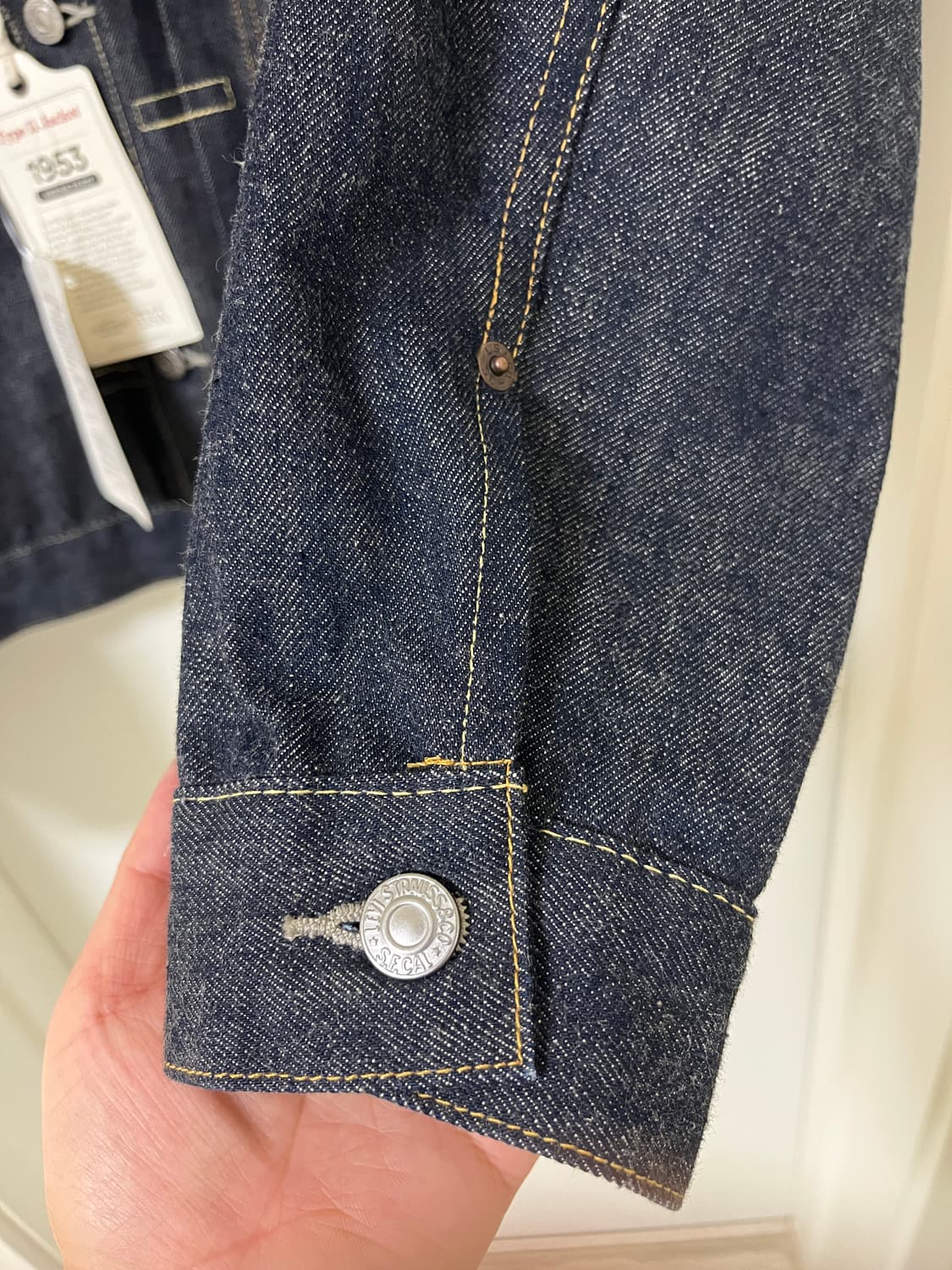 리바이스빈티지클로딩 LVC1953 TYPE2 리지드 미국 콘밀 L 42 상품이미지5