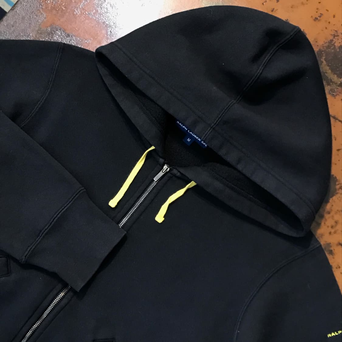폴로랄프로렌 블랙 기모 숏 후드집업 여성 44 55 사이즈 상품이미지3