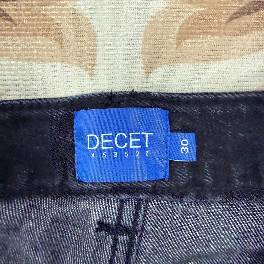 (30)데케트 DECET 흑청 와이드 데님팬츠 상품이미지3