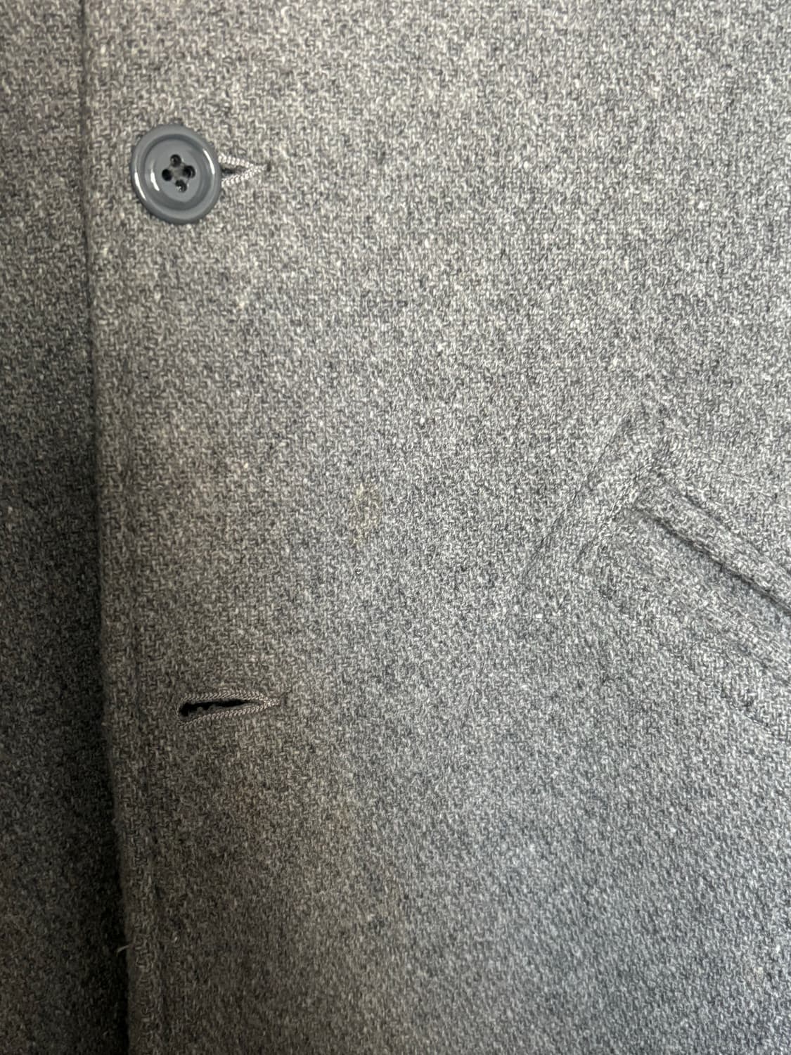 [XL] 휴먼메이드 멜튼 울 자켓 그레이 상품이미지2