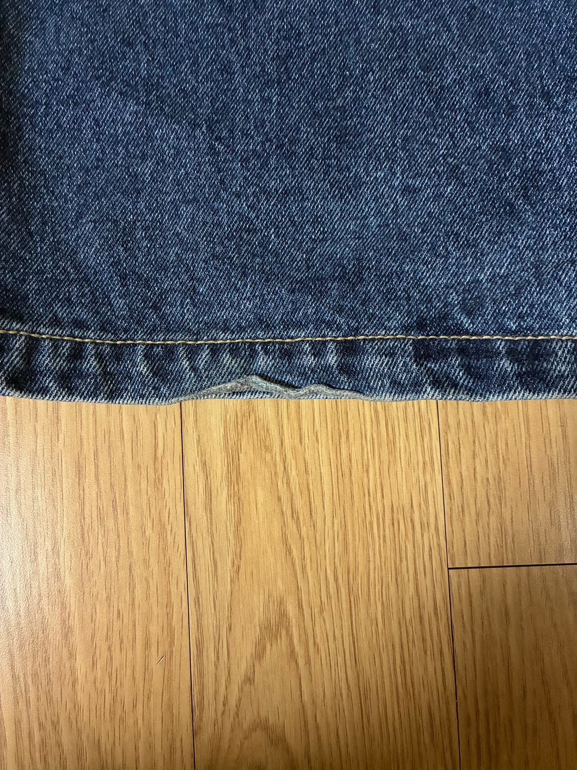 엑스트라오디너리 더블니 팬츠 인디고 L 상품이미지5