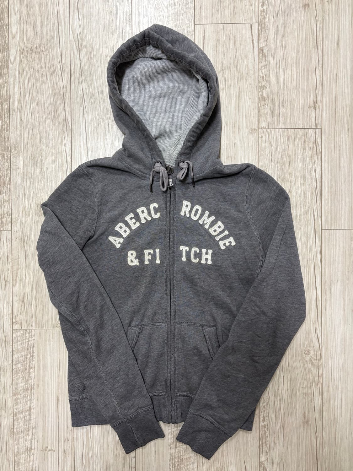 아베크롬비 딱붙핏 후드집업 그레이 s 상품이미지1