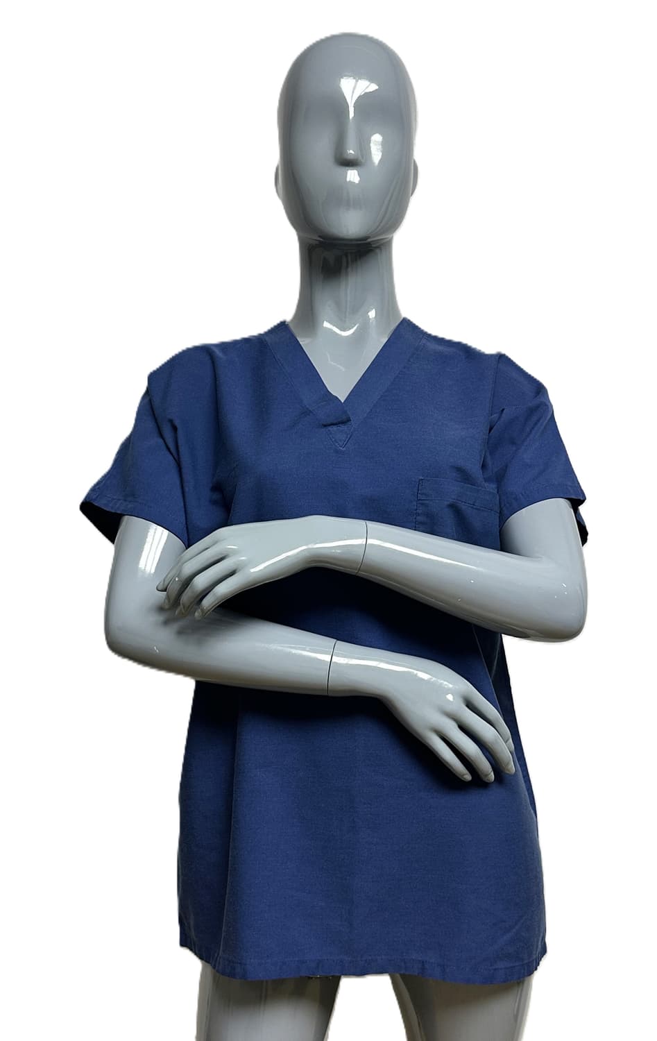 미국 미군 여군용 수술복 간호사 군의관 브이넥 반팔 티셔츠 (S) 상품이미지1