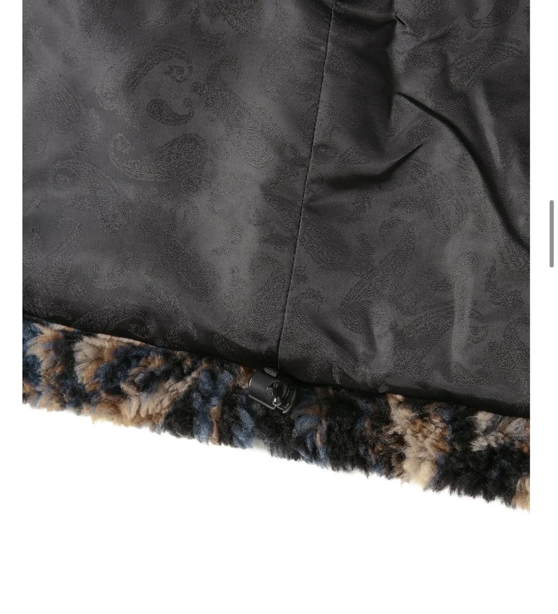 디스이즈네버댓 Floral Faux Fur Jacket Khaki 상품이미지4